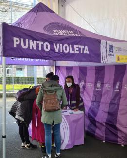 O Punto Violeta itinerante de Narón estará ubicado este mes e en abril en diferentes localizacións do termo municipal